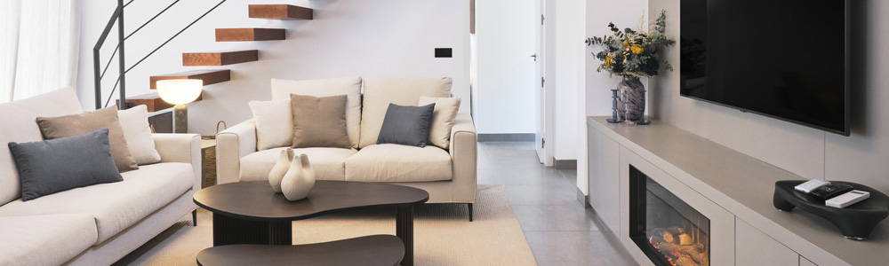Proyecto de interiorismo residencial Vivienda Bahía Cádiz plano cabecera