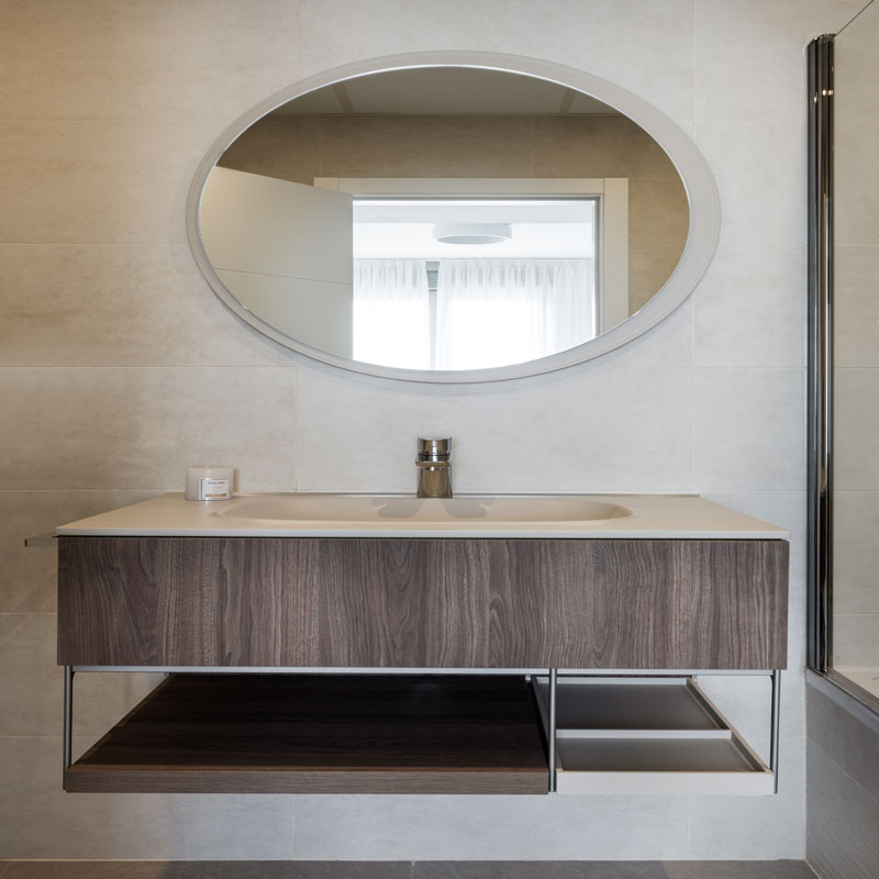 Proyecto de interiorismo Vivienda Bonald espejo baño Proyecto de interiorismo Vivienda Bonald espejo baño